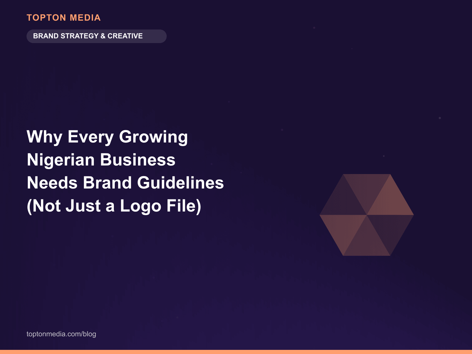 Why Every Growing Nigerian Business Needs Brand Guidelines (Not Just a Logo File)