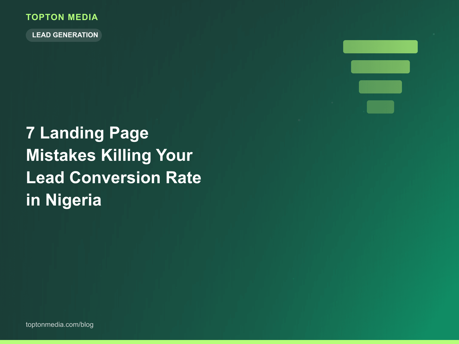 7 Landing Page Mistakes Killing Your Lead Conversion Rate in Nigeria
