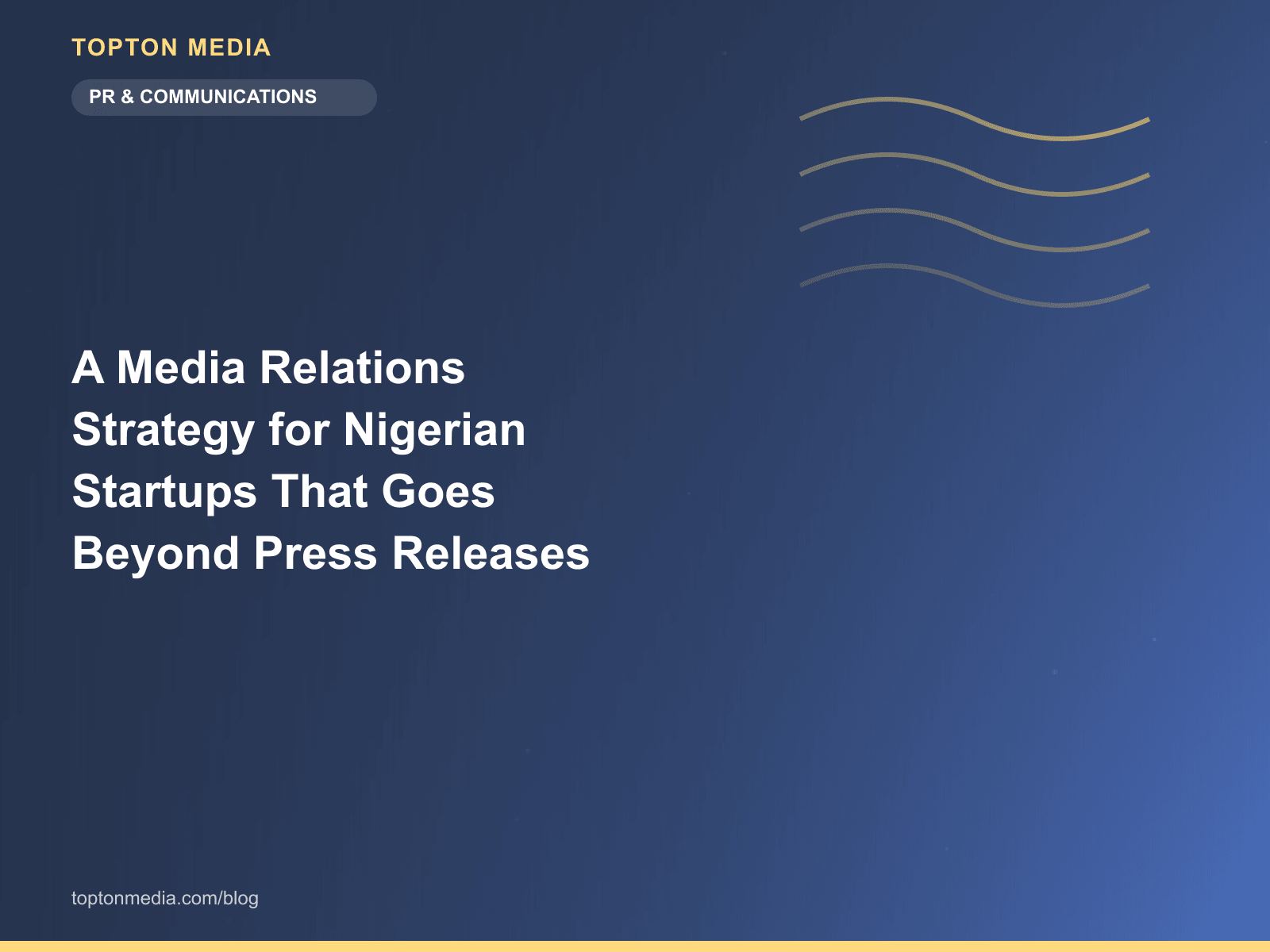 A Media Relations Strategy for Nigerian Startups That Goes Beyond Press Releases